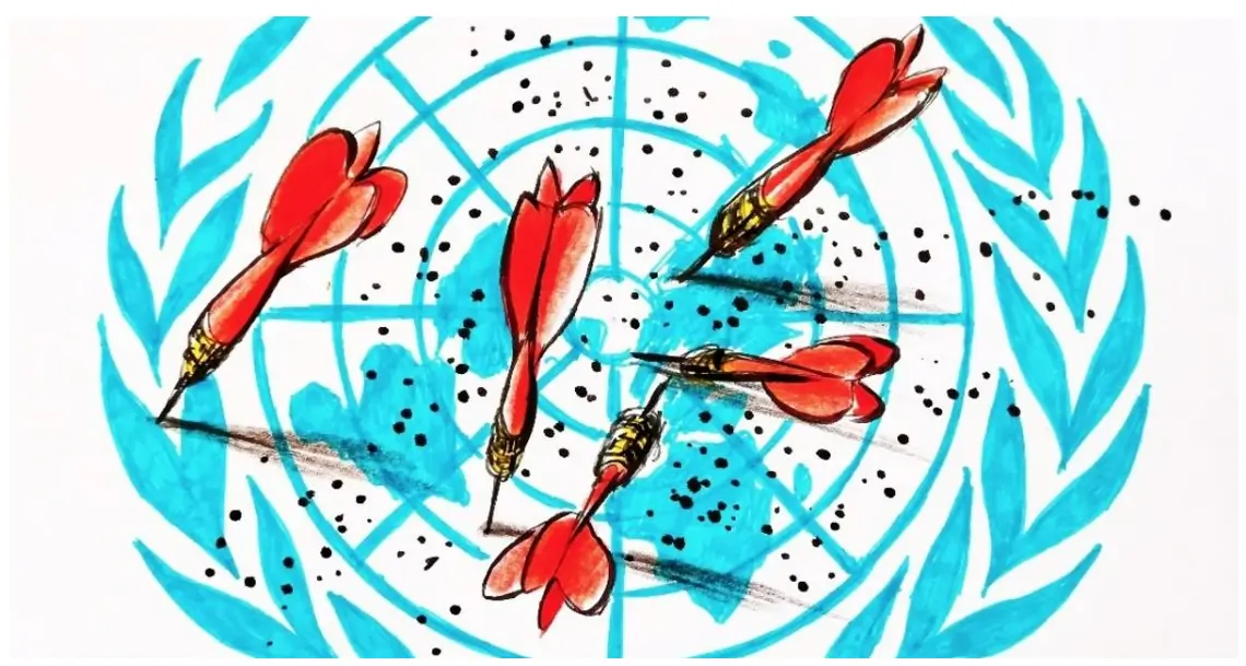 With or without reform, one large country in particular always prevents the functioning of the United Nations for selfish reasons