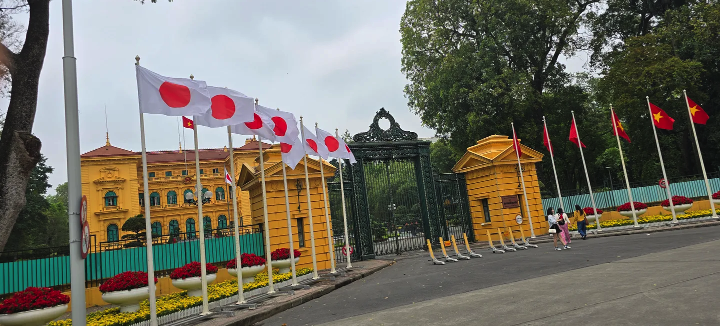 The Vietnamese presidential palace