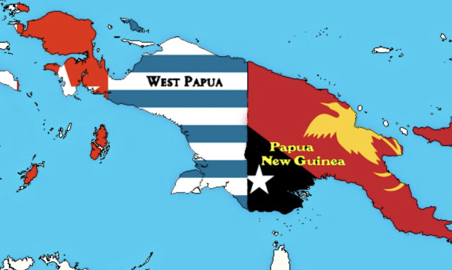 west papua and png