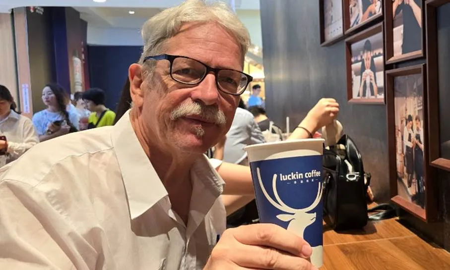 Luckin Coffee shop in shanghai