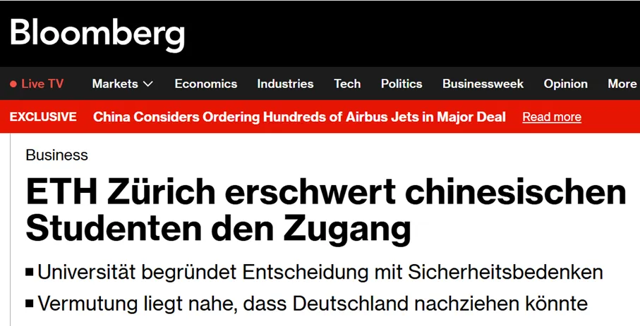 Bloomberg reports
