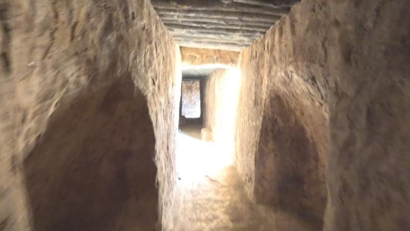sophisticated tunnel system near the French defense lines, built by the Viet Minh in Dien Bien Phu
