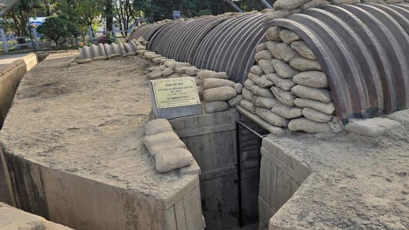 The bunker of French army commander Christian de Castries at Điện Biên Phủ.