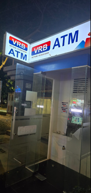 MIR withdrawal terminal on a street in Vietnam