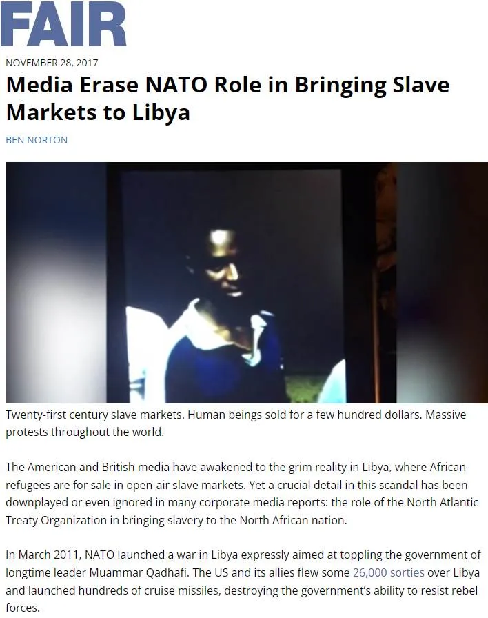 NATO Bring Slave Markets