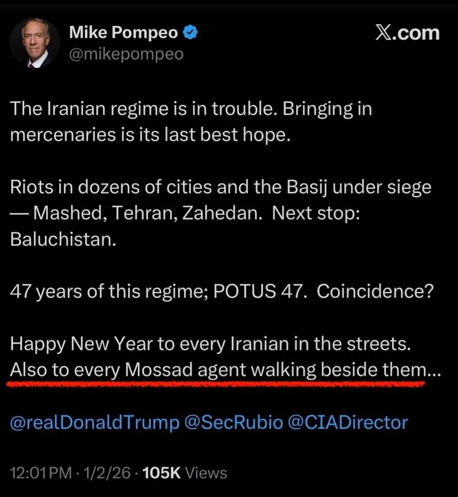 Ex-CIA Director Pompeo’s Revealing Message on X