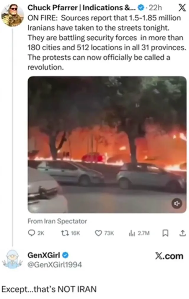 A viral X post with 2.7 million views