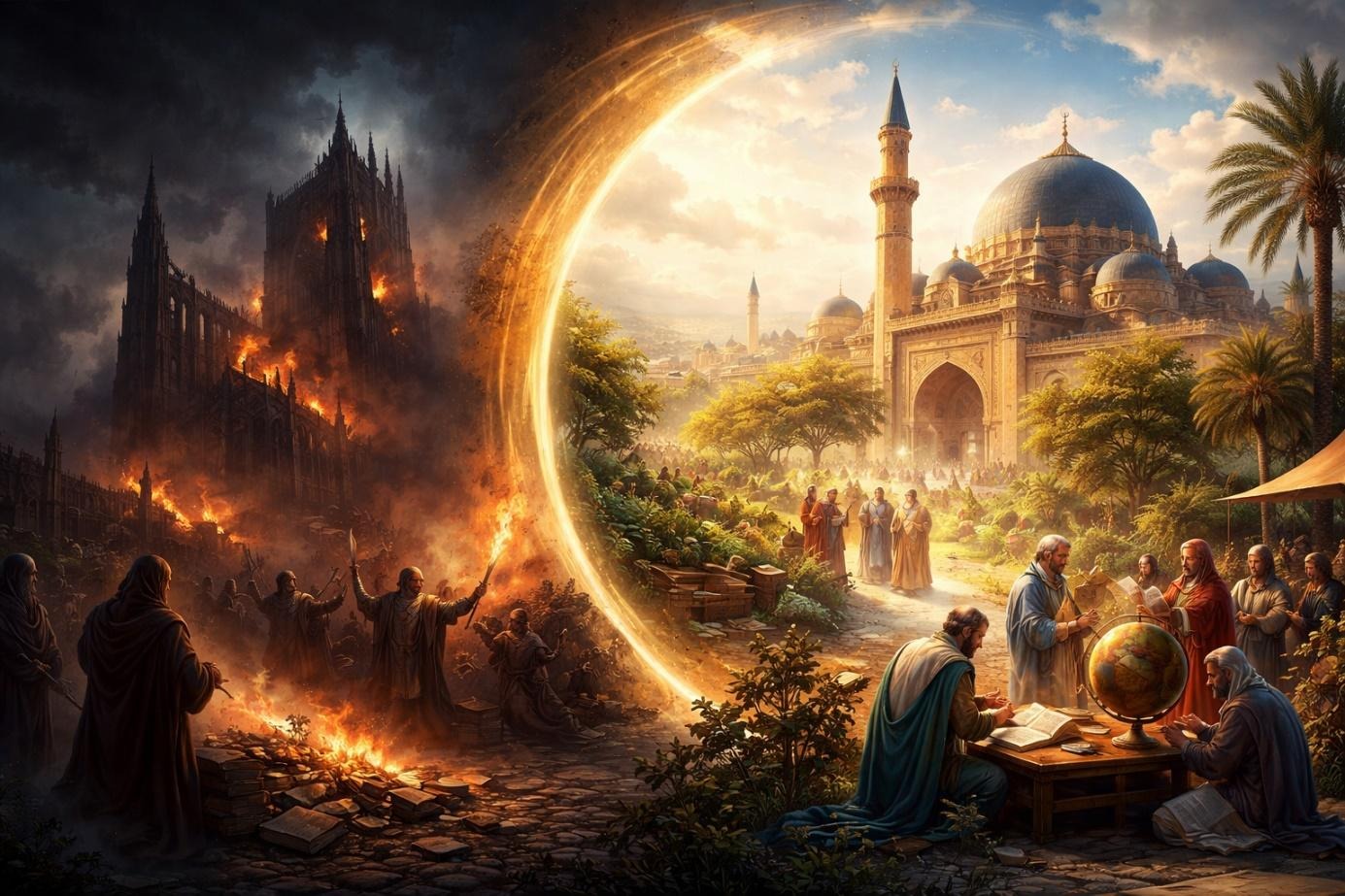 “Dark” Muslims – and brightly enlightened Europe?