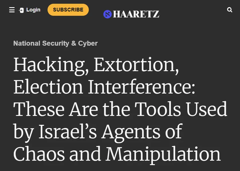 Haaretz Headline