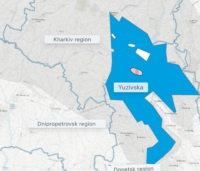 Yuzivska gas field